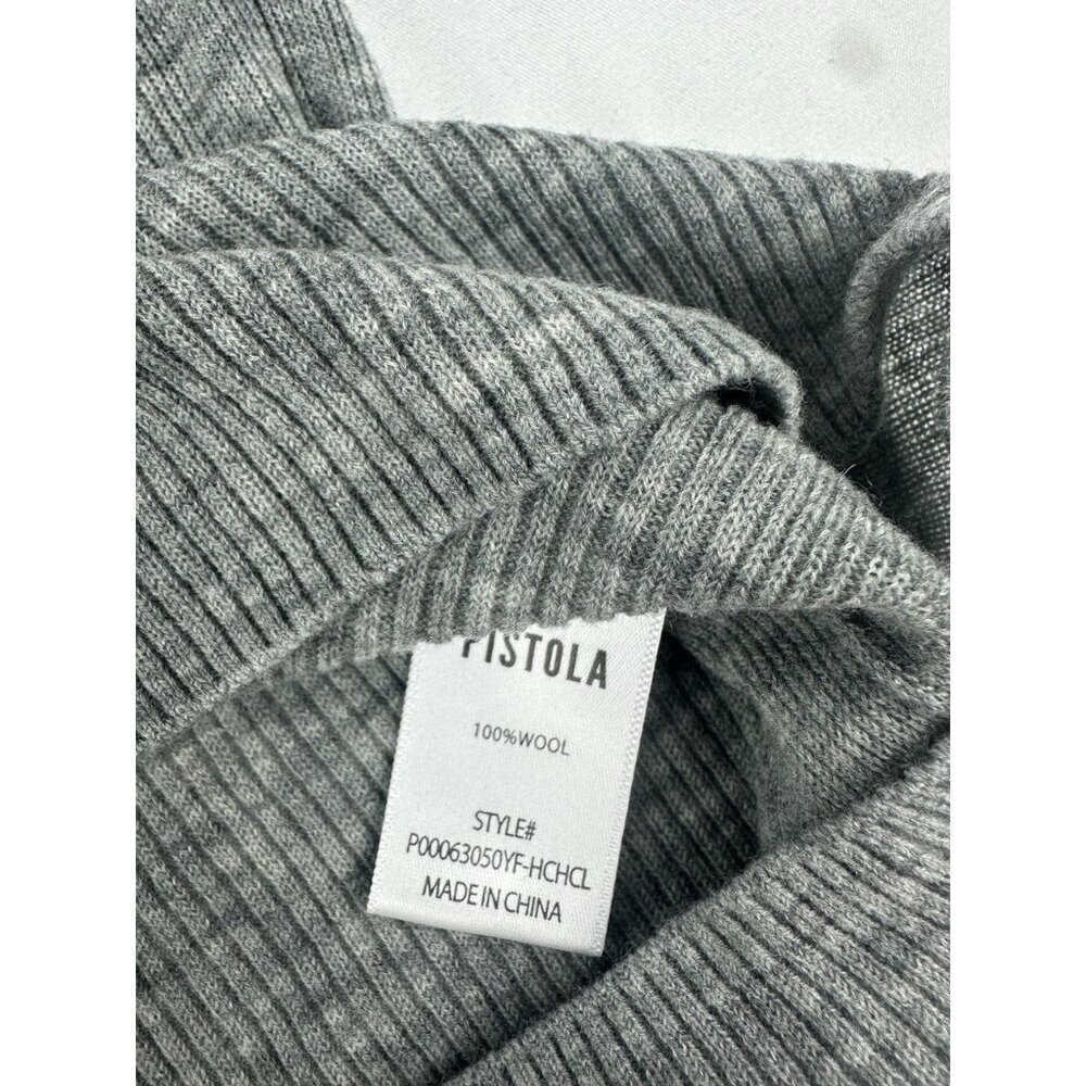 NWT Pistola Juno Feather Weight Sweater in Heather Charcoal Size Medium - Picture 8 of 10
